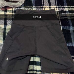 Lululemon Athletica Black Bike Shorts